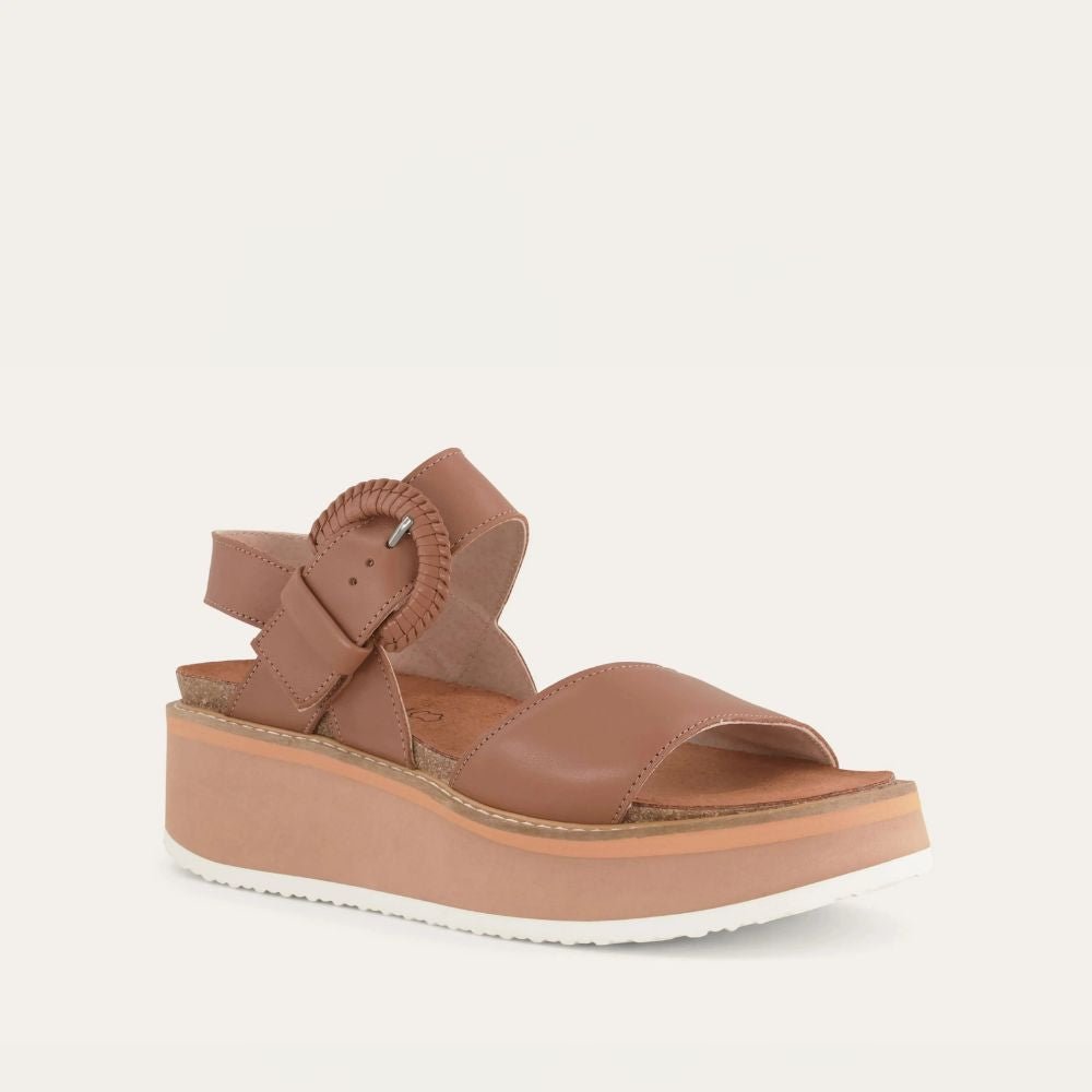 NAOT Crepe Sandal - Caramel Leather - Juli's Wearable Art