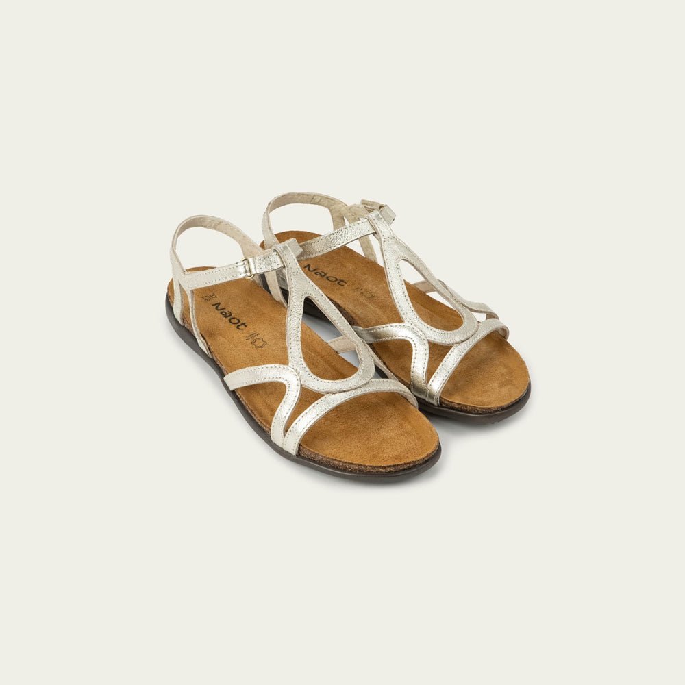 NAOT Dorith - Radiant Gold Leather - Juli's Wearable Art
