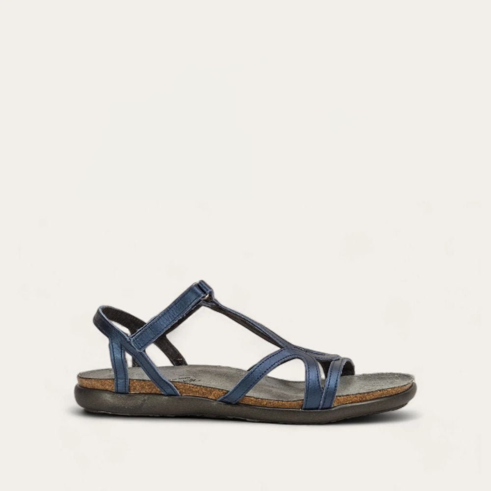 NAOT Dorith Sandal - Polar Sea Blue Leather - Juli's Wearable Art