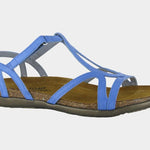 NAOT Dorith Sandal - Sapphire Blue Leather - Juli's Wearable Art