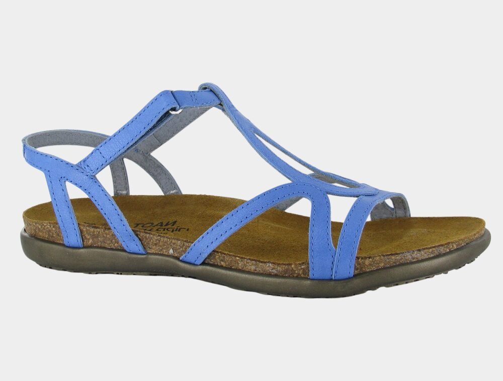 NAOT Dorith Sandal - Sapphire Blue Leather - Juli's Wearable Art
