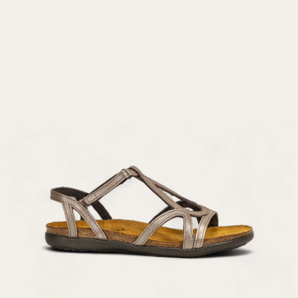 NAOT Dorith Sandals | Silver Threads Leather