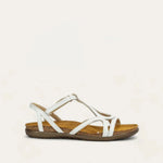NAOT Dorith - White Leather - Juli's Wearable Art