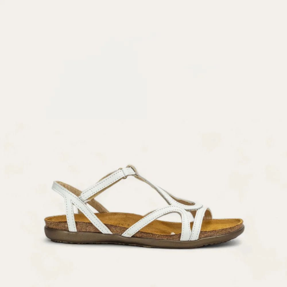 NAOT Dorith - White Leather - Juli's Wearable Art