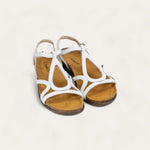 NAOT Dorith - White Leather - Juli's Wearable Art