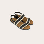 NAOT Dylan Sandals | Soft Black Leather - Juli's Wearable Art