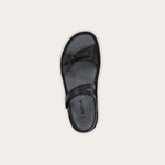 NAOT Evora Sandal - Black Jet Leather - Juli's Wearable Art
