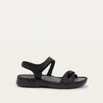 NAOT Evora Sandal - Black Jet Leather - Juli's Wearable Art
