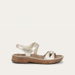 NAOT Evora Sandal - Gold Radiant Leather - Juli's Wearable Art