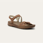 NAOT Evora Sandal - Latte Brown Leather - Juli's Wearable Art