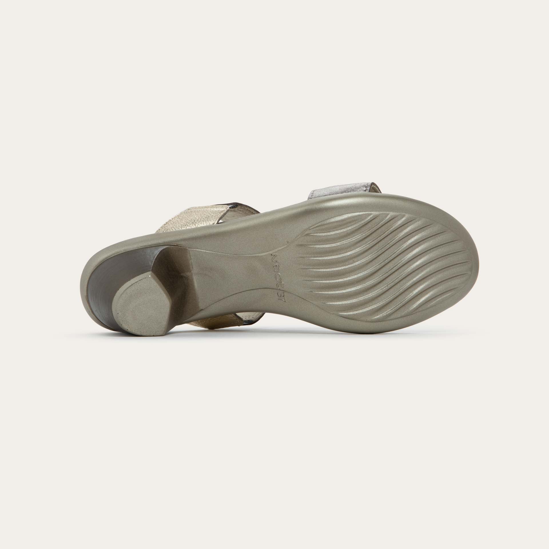 NAOT Form | Silver Threads /Radiant Gold /Soft Silver Leather - Juli's Wearable Art