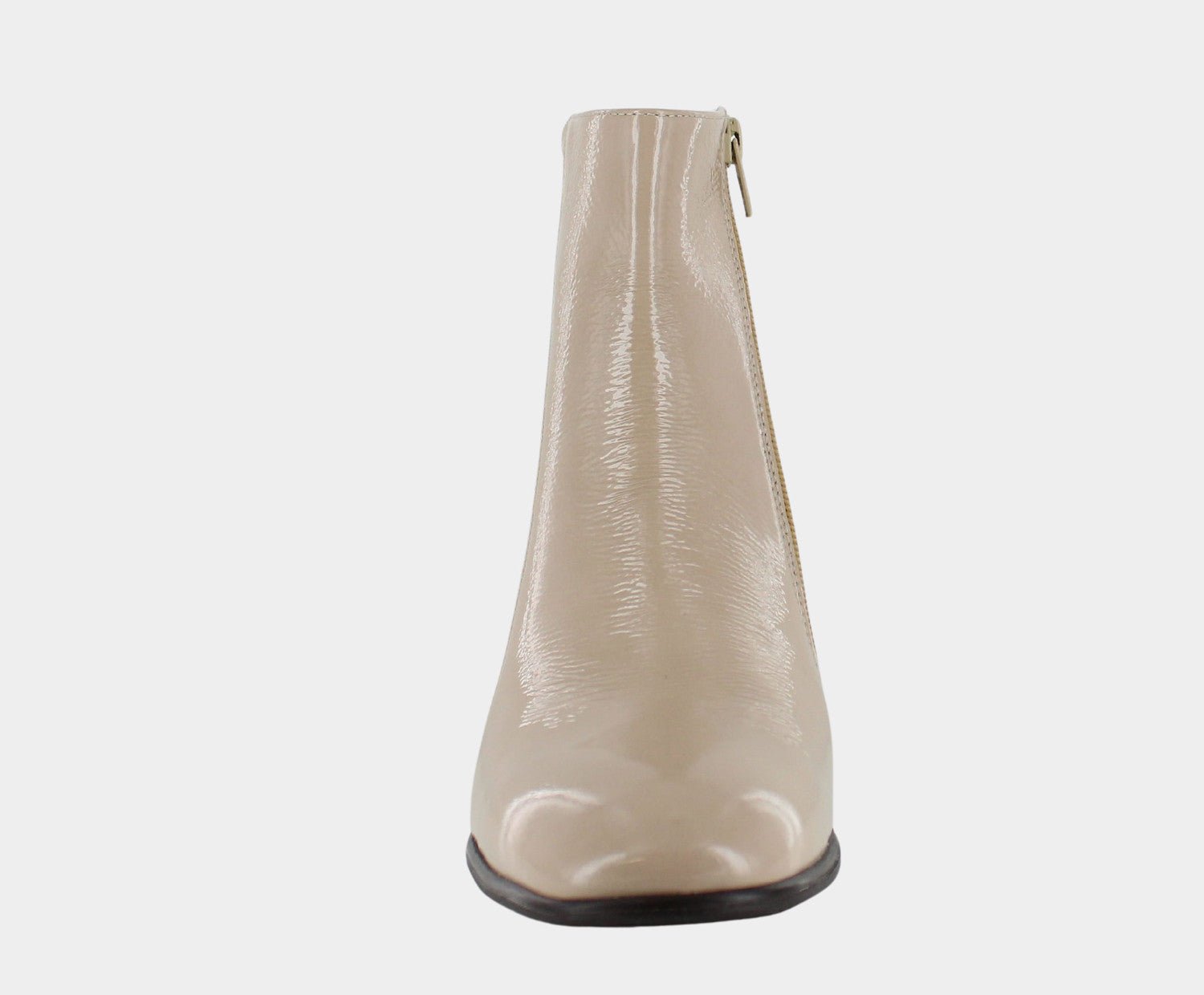 NAOT Goodie - Camel Crinkle Patent Leather - Juli's Wearable Art