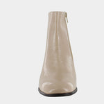 NAOT Goodie - Camel Crinkle Patent Leather - Juli's Wearable Art