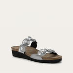 NAOT Hailey Sandal - Dark Pewter Leather - Juli's Wearable Art