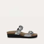 NAOT Hailey Sandal - Dark Pewter Leather - Juli's Wearable Art