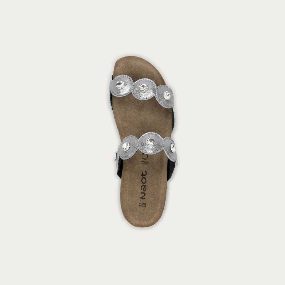 NAOT Hailey Sandal - Dark Pewter Leather - Juli's Wearable Art