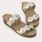 NAOT Hailey Sandal - Gold Radiant Leather - Juli's Wearable Art