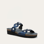 NAOT Hailey Sandals | Polar Sea Blue Leather - Juli's Wearable Art
