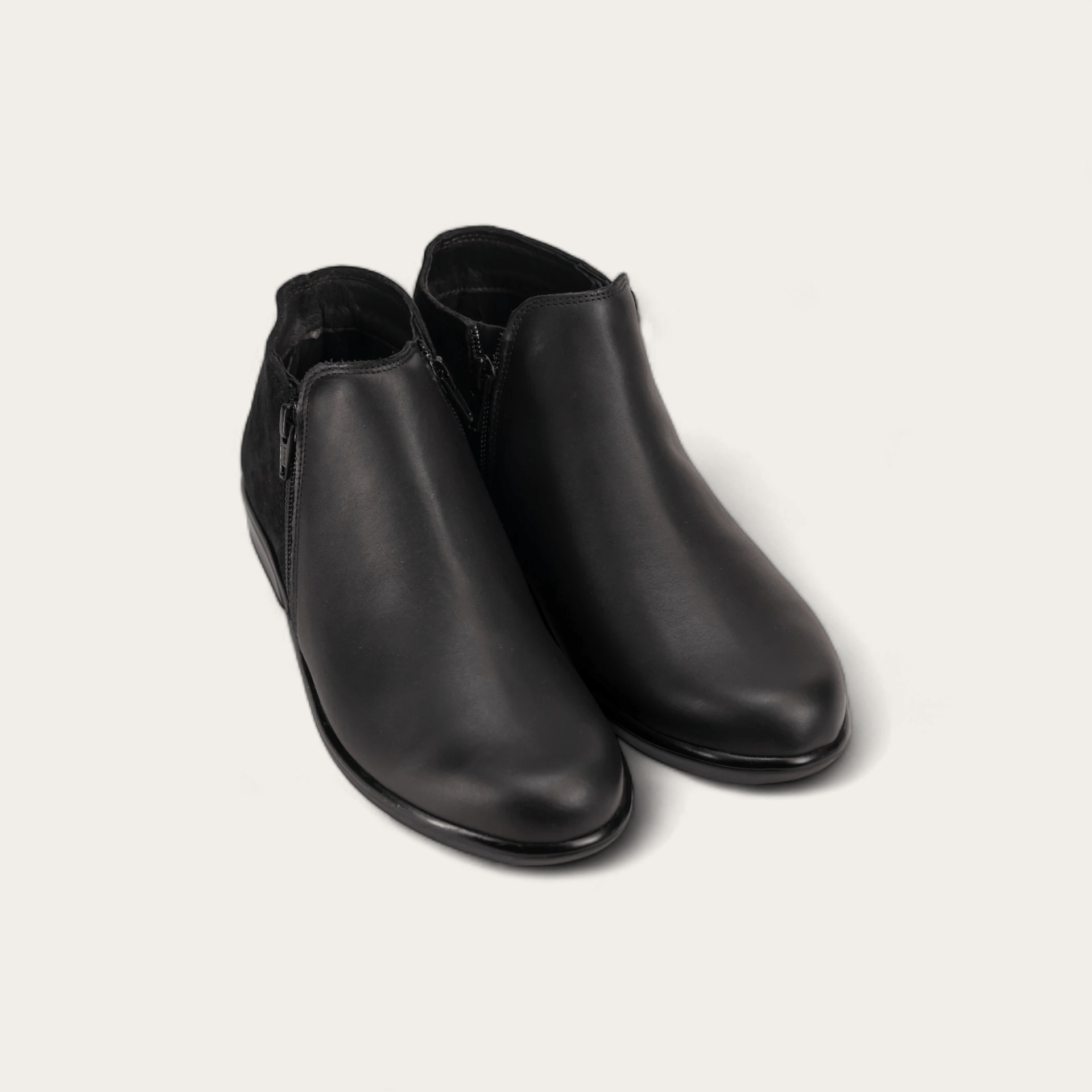 NAOT Helm Boot - Black Leather/Suede - Juli's Wearable Art