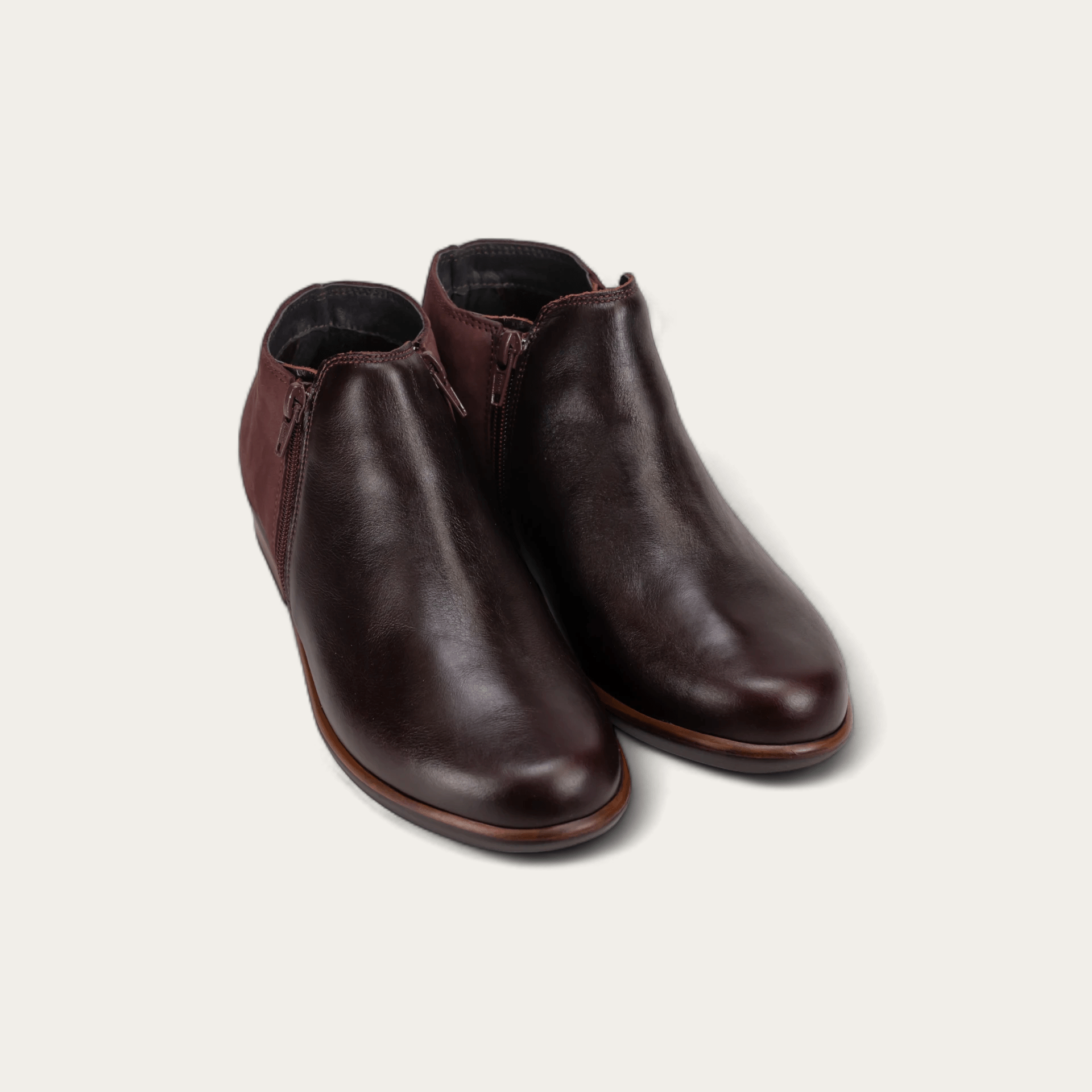 NAOT Helm Boot - Bordeaux & Violet Combo
