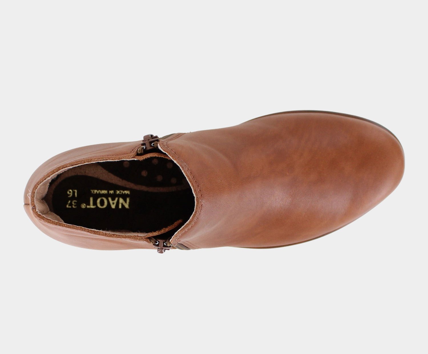 NAOT Helm - Brown Peanut Leather - Juli's Wearable Art