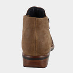 NAOT Helm - Cognac Leather/Brown Suede - Juli's Wearable Art