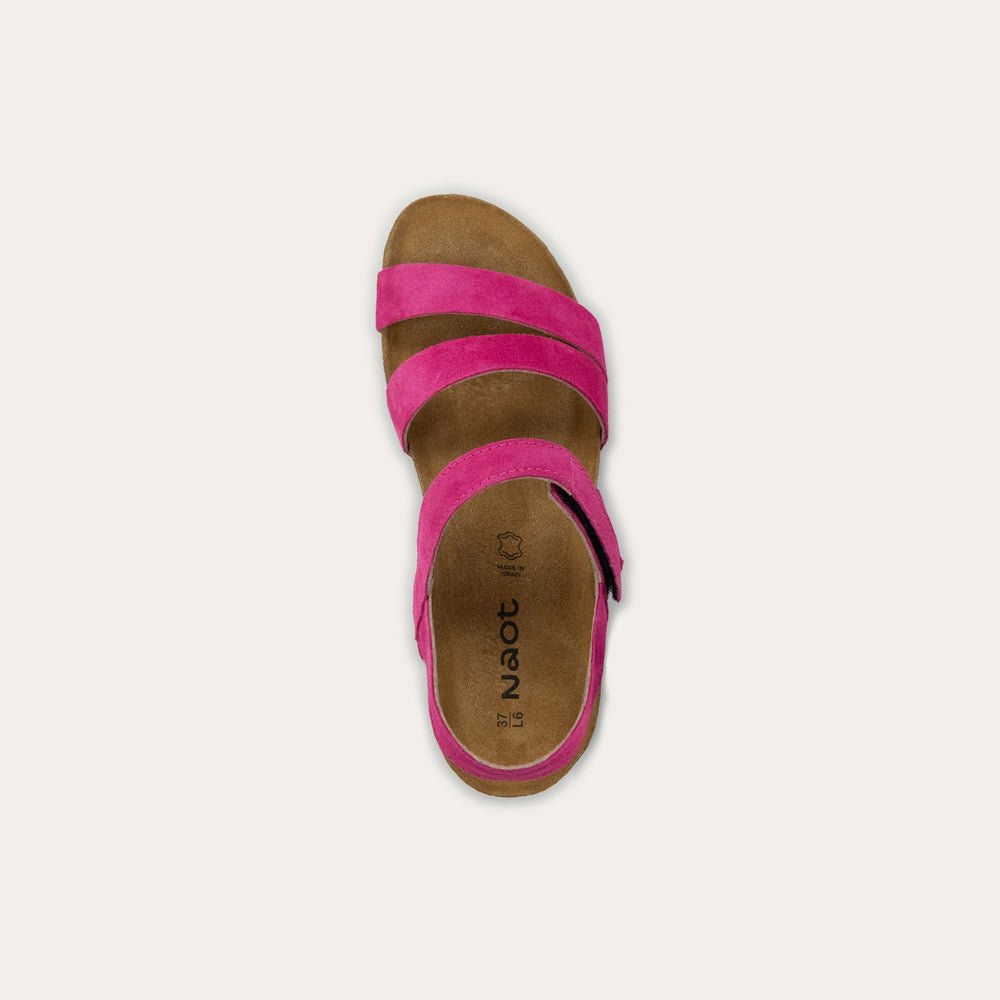 NAOT Kayla Sandal - Fuchsia Suede - Juli's Wearable Art