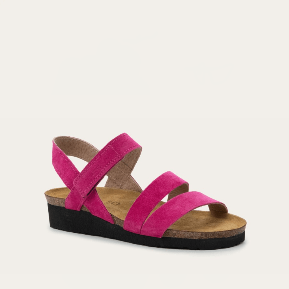 NAOT Kayla Sandal - Fuchsia Suede - Juli's Wearable Art