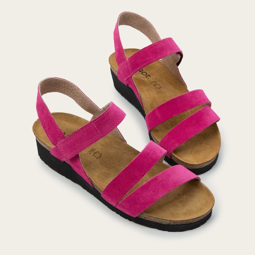 NAOT Kayla Sandal - Fuchsia Suede - Juli's Wearable Art