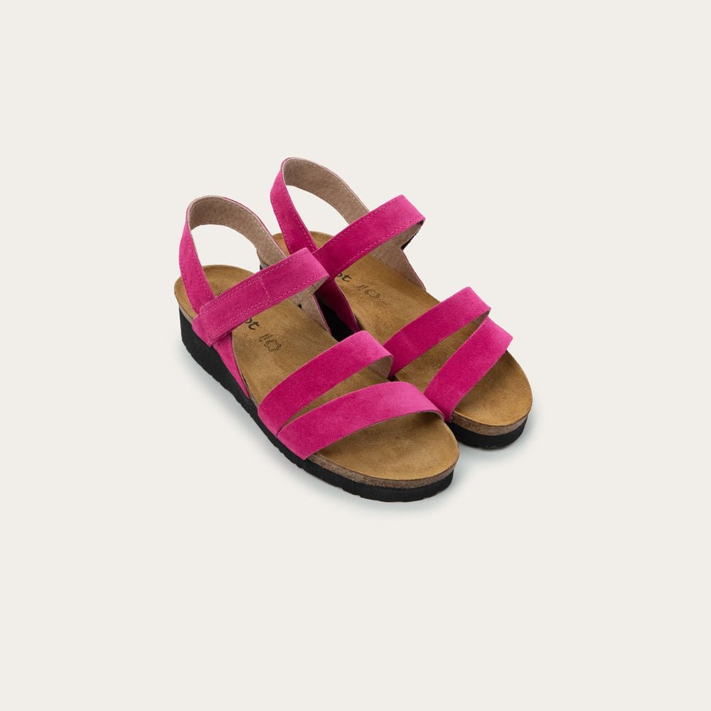 NAOT Kayla Sandal - Fuchsia Suede - Juli's Wearable Art