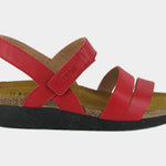 NAOT Kayla Sandal - Red Kiss Leather - Juli's Wearable Art
