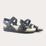 NAOT Kayla Sandals | Arch Pro | Black Matte Leather - Juli's Wearable Art