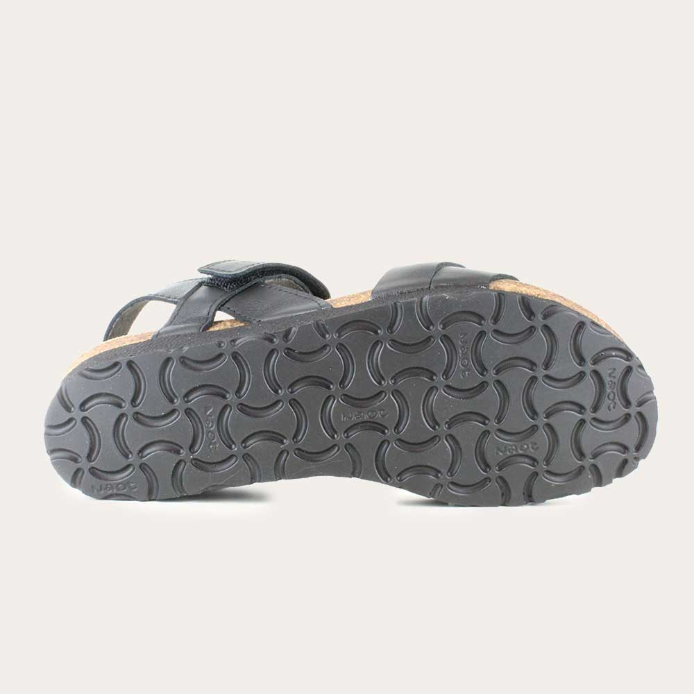 NAOT Kayla Sandals | Arch Pro | Black Matte Leather - Juli's Wearable Art