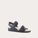 NAOT Kayla Sandals | Arch Pro | Black Matte Leather - Juli's Wearable Art