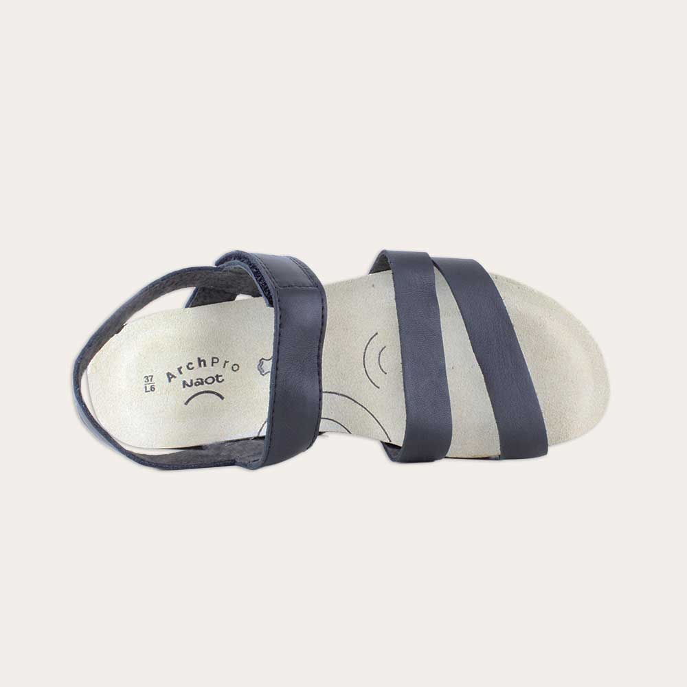 NAOT Kayla Sandals | Arch Pro | Black Matte Leather - Juli's Wearable Art