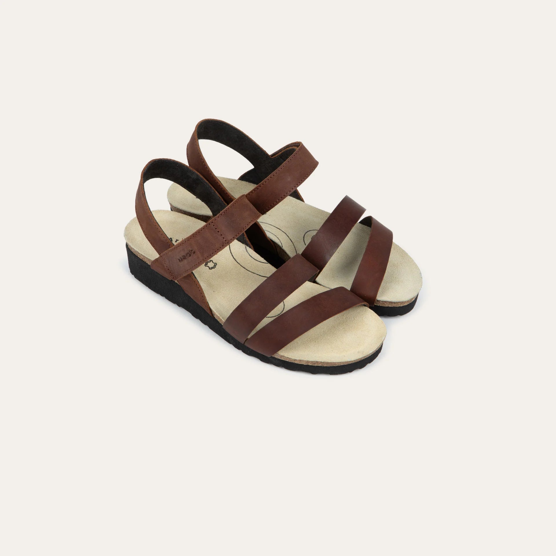 NAOT Kayla Sandals | Arch Pro | Cognac Soft Leather - Juli's Wearable Art