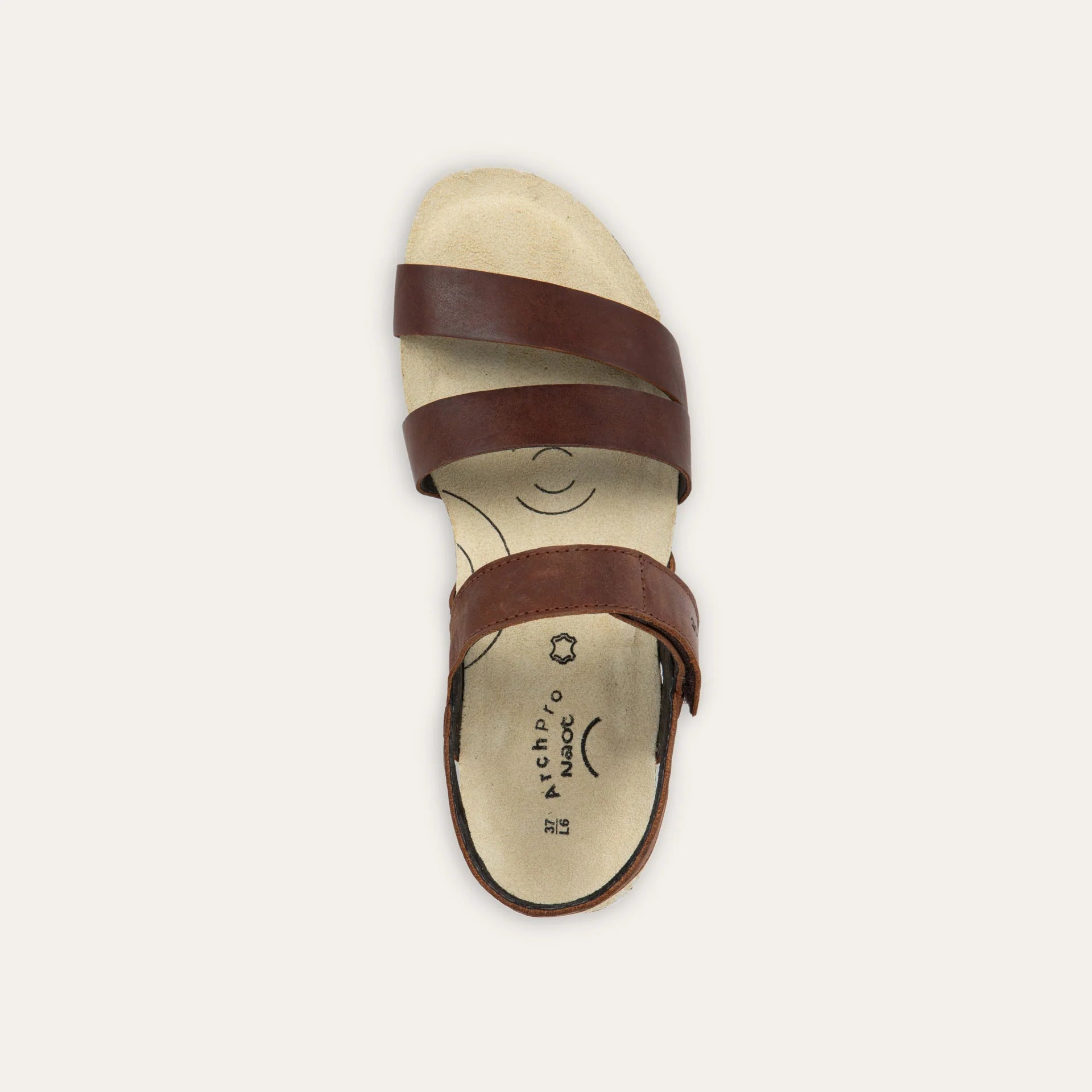 NAOT Kayla Sandals | Arch Pro | Cognac Soft Leather - Juli's Wearable Art