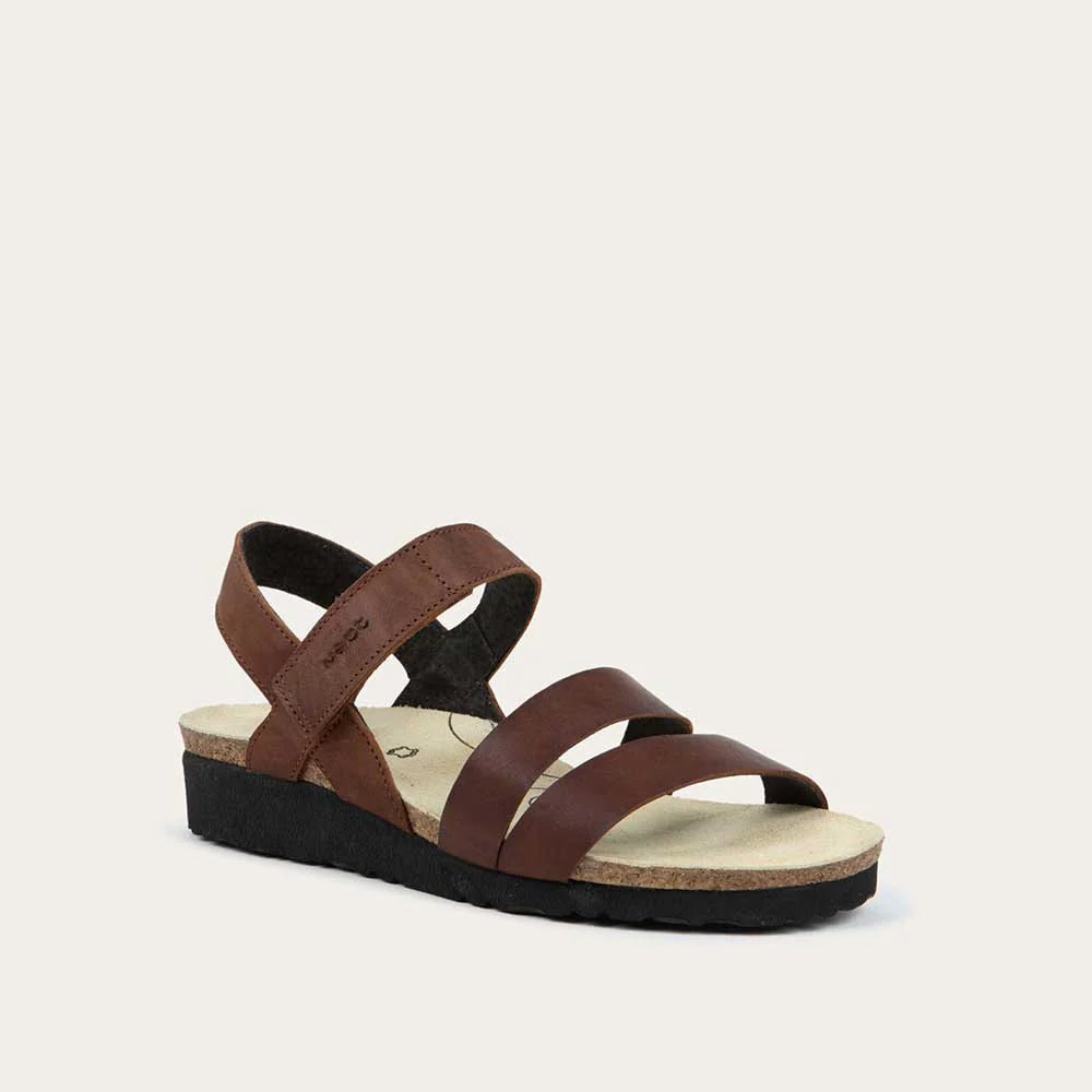 NAOT Kayla Sandals | Arch Pro | Cognac Soft Leather - Juli's Wearable Art