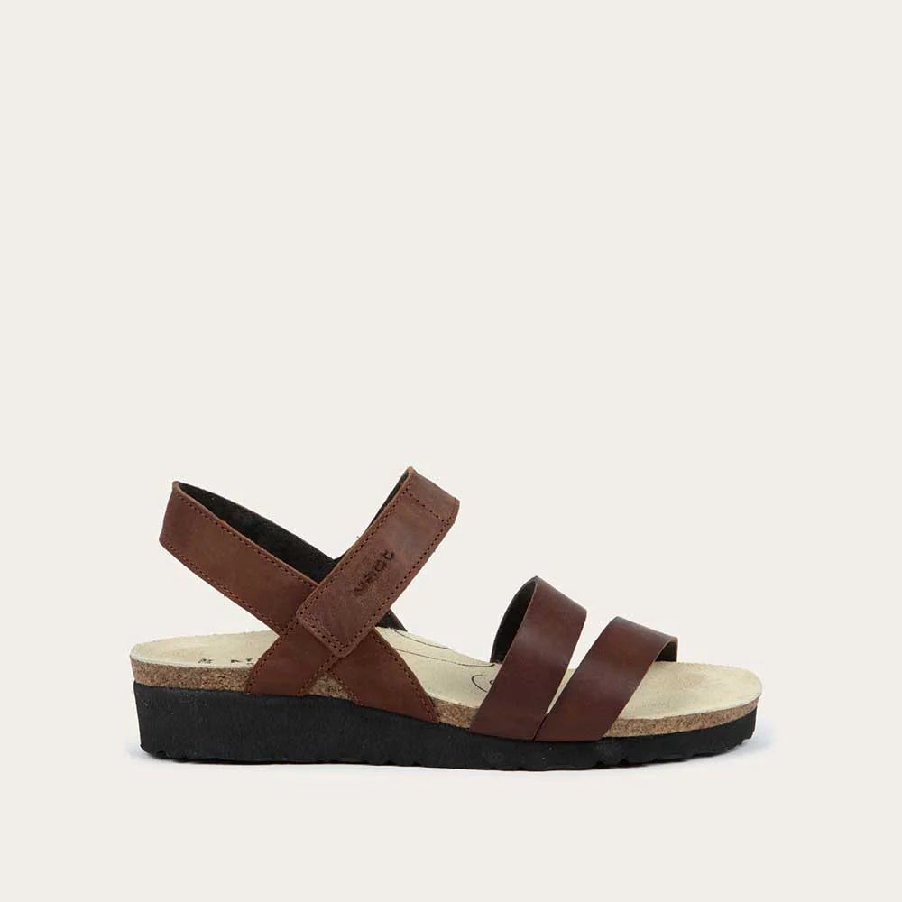 NAOT Kayla Sandals | Arch Pro | Cognac Soft Leather - Juli's Wearable Art