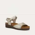 NAOT Luna Sandals | Gold Radiant Leather - Juli's Wearable Art