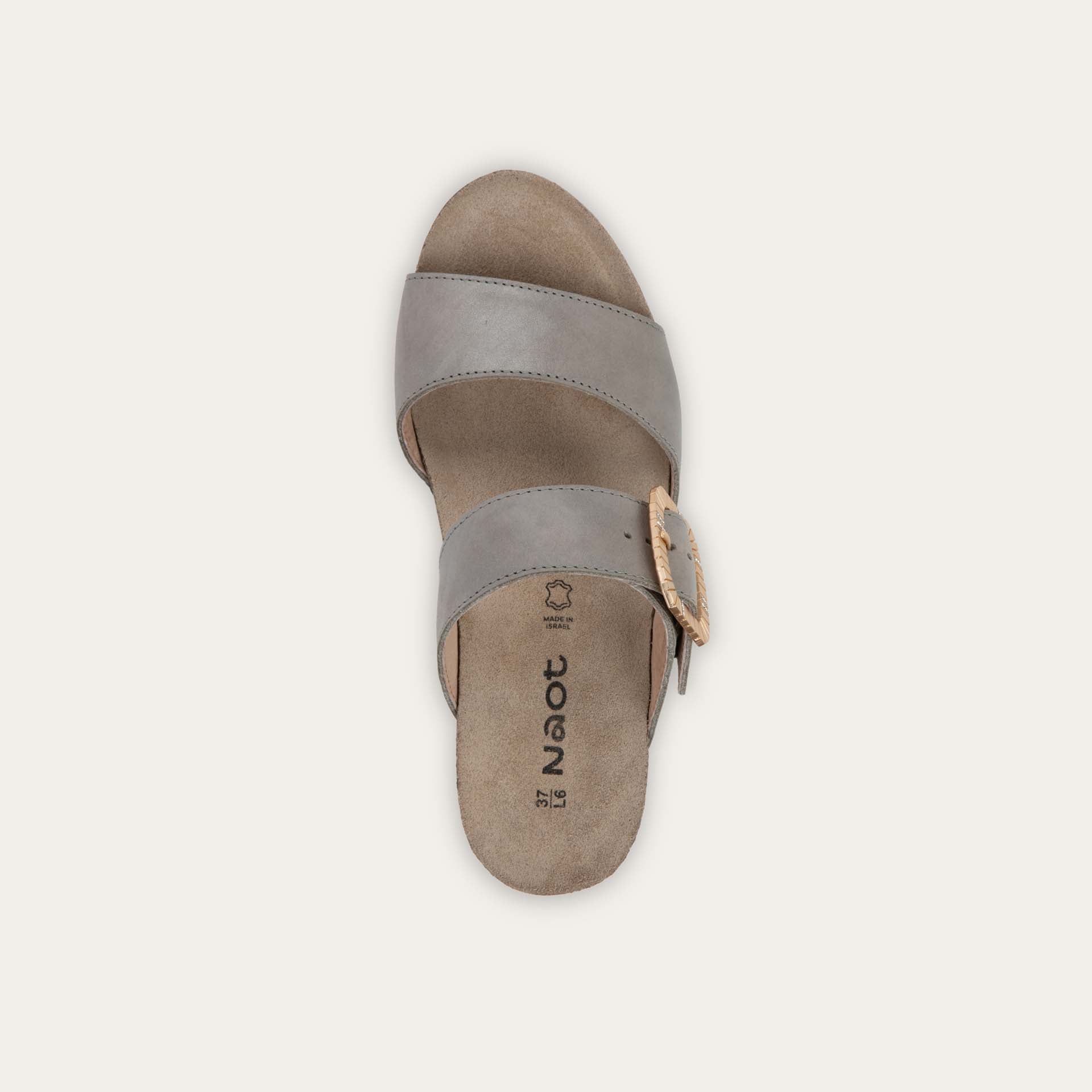 NAOT Magic Luxe Sandals | Titanium Leather - Juli's Wearable Art