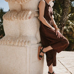 NAOT Meringue Platform Sandal | Black Leather - Juli's Wearable Art