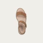 NAOT Meringue Sandal - Latte Brown Leather w/ Off White Sole - Juli's Wearable Art