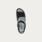 NAOT Nagoya Sandals | Ebony Nubuck & Black Leather - Juli's Wearable Art