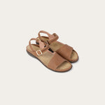NAOT Nagoya Sandals | Latte Brown Saddle Leather - Juli's Wearable Art