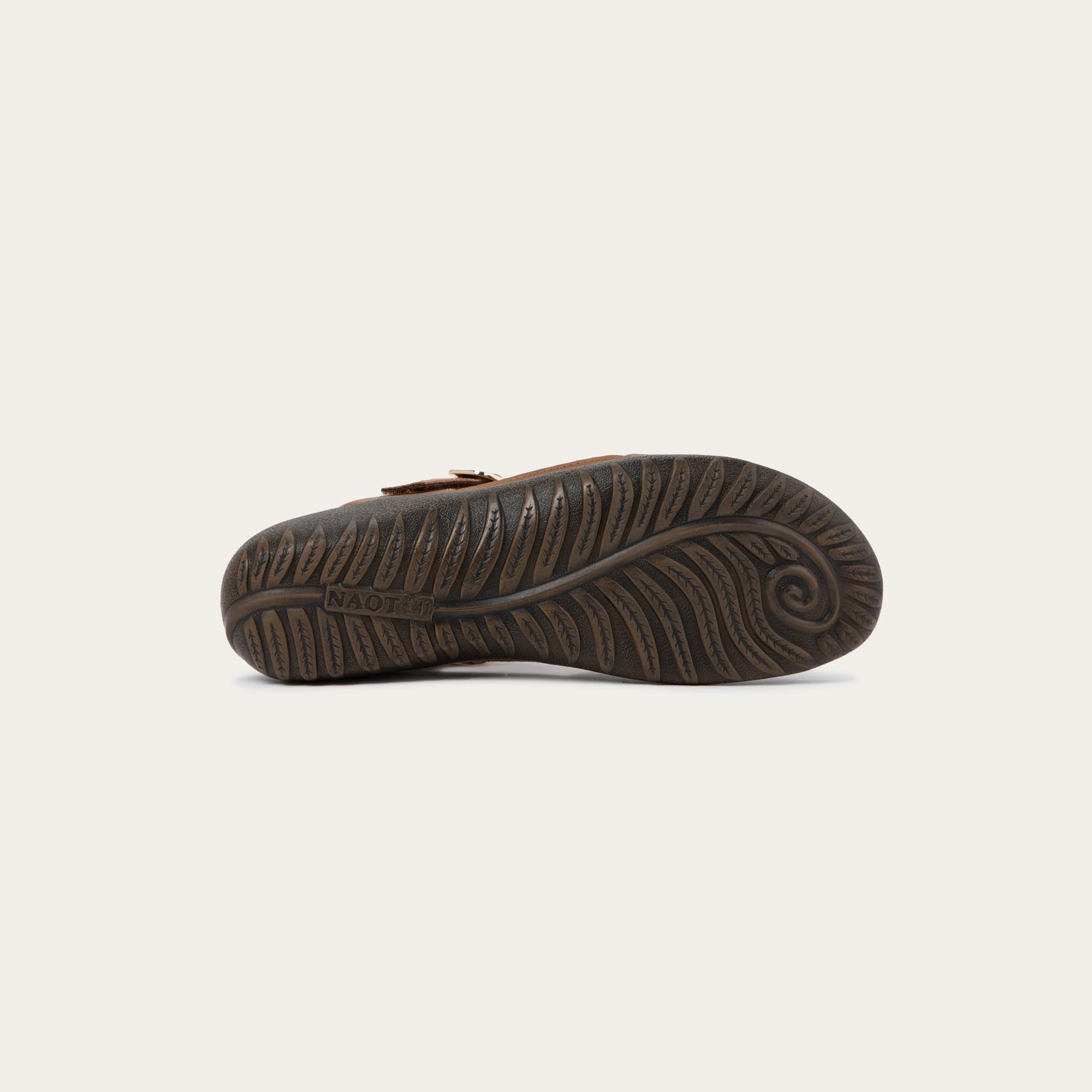 NAOT Nagoya Sandals | Latte Brown Saddle Leather - Juli's Wearable Art