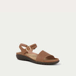 NAOT Nagoya Sandals | Latte Brown Saddle Leather - Juli's Wearable Art