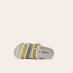 NAOT Nashville Sandals | Soft White Leather & Raffia - Juli's Wearable Art
