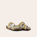 NAOT Nashville Sandals | Soft White Leather & Raffia - Juli's Wearable Art