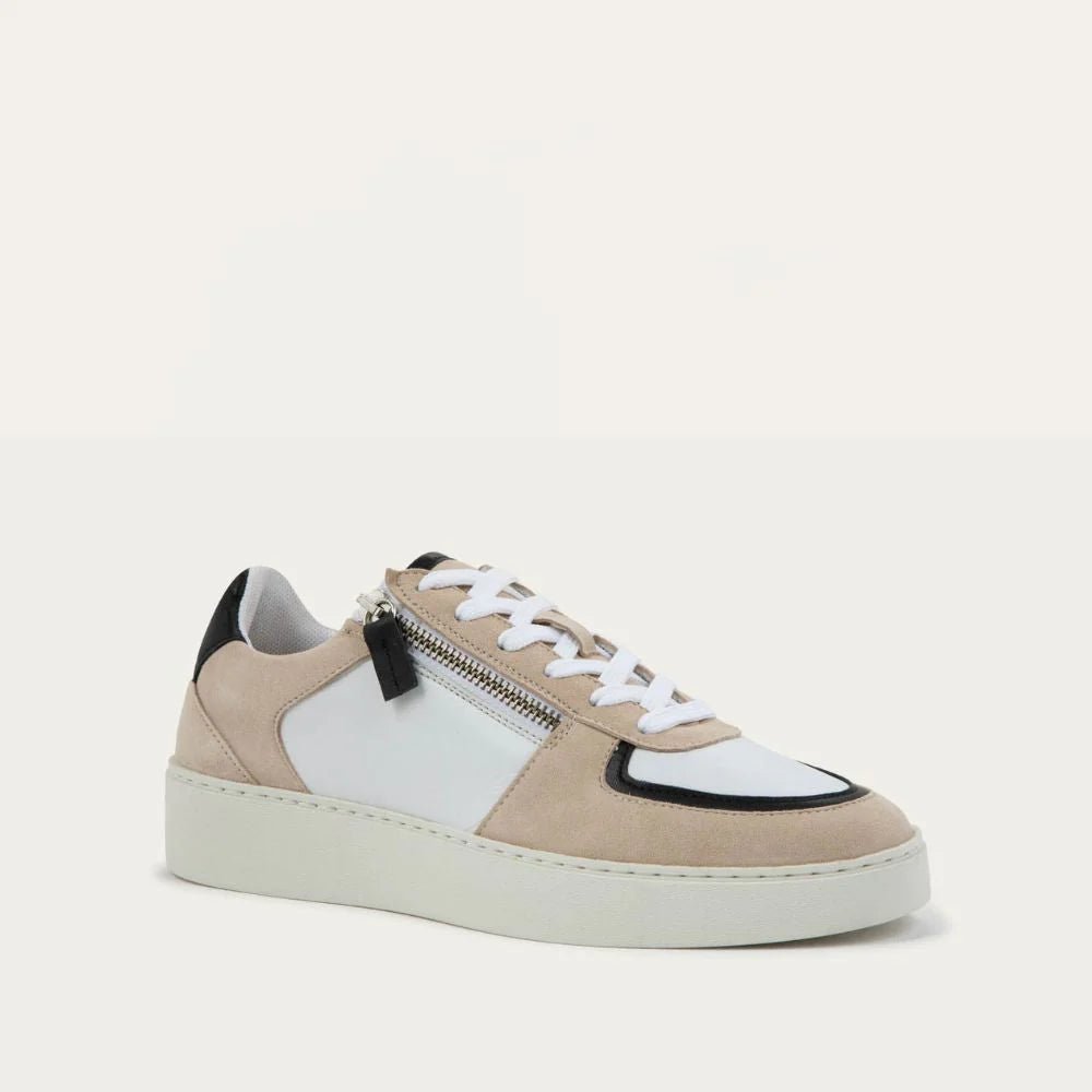 NAOT Newbury Sneaker | Almond/White/Black Combo - Juli's Wearable Art
